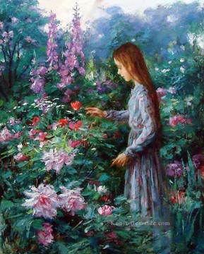  blumen - Mädchen pflücken Blumen